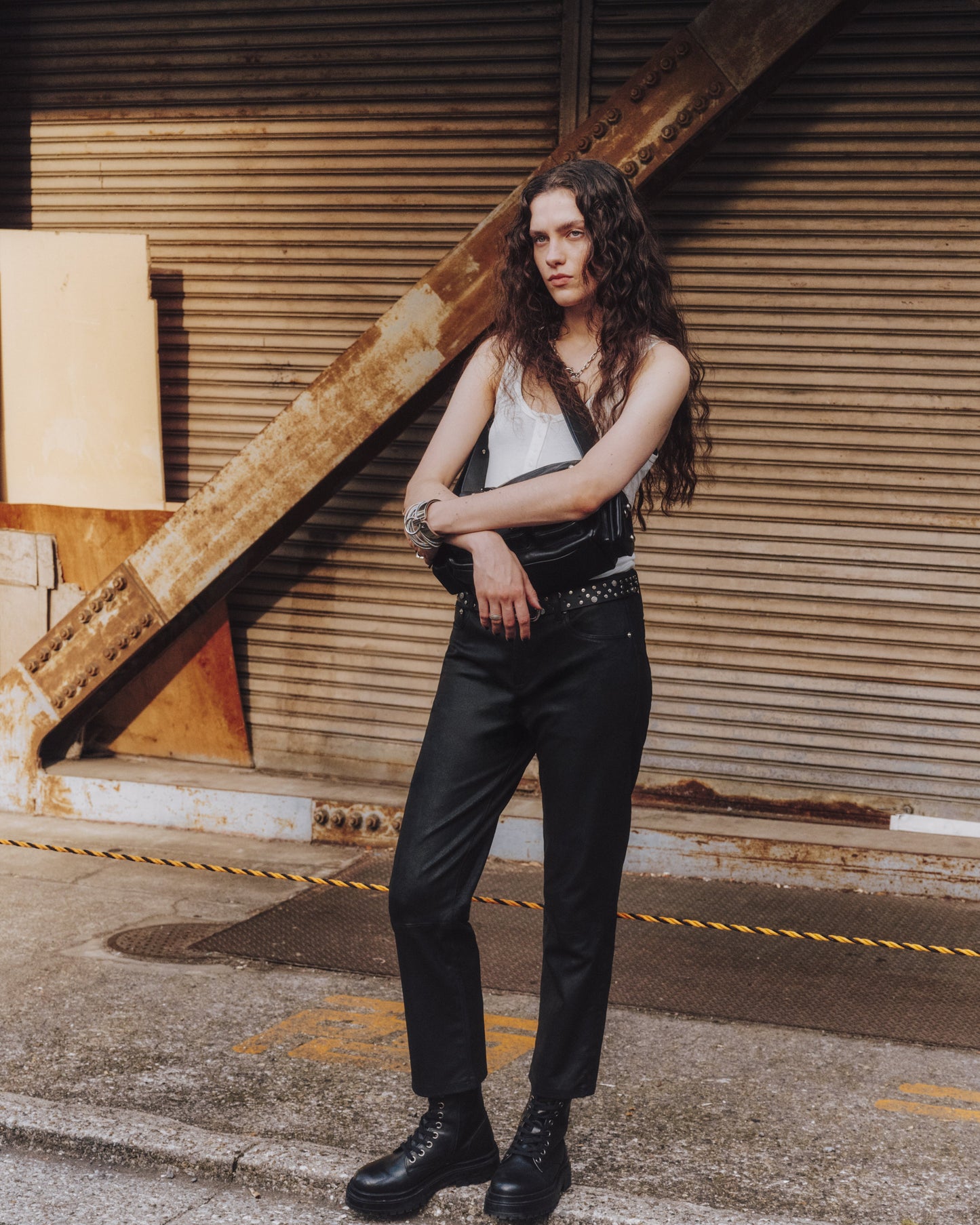 The White Buttoned Tank Top