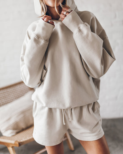 O moletom com base leve