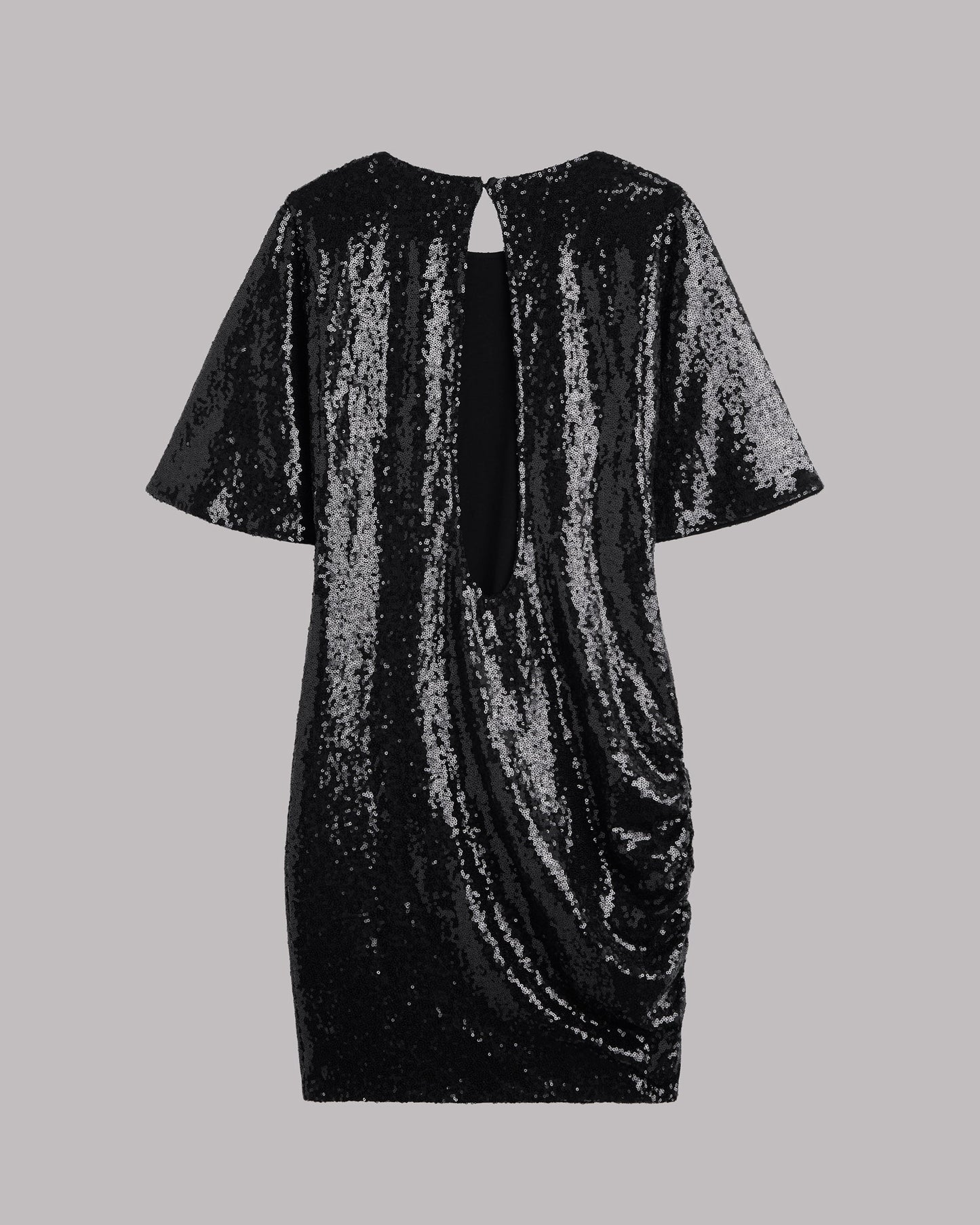 The Black Short Sequin Dress