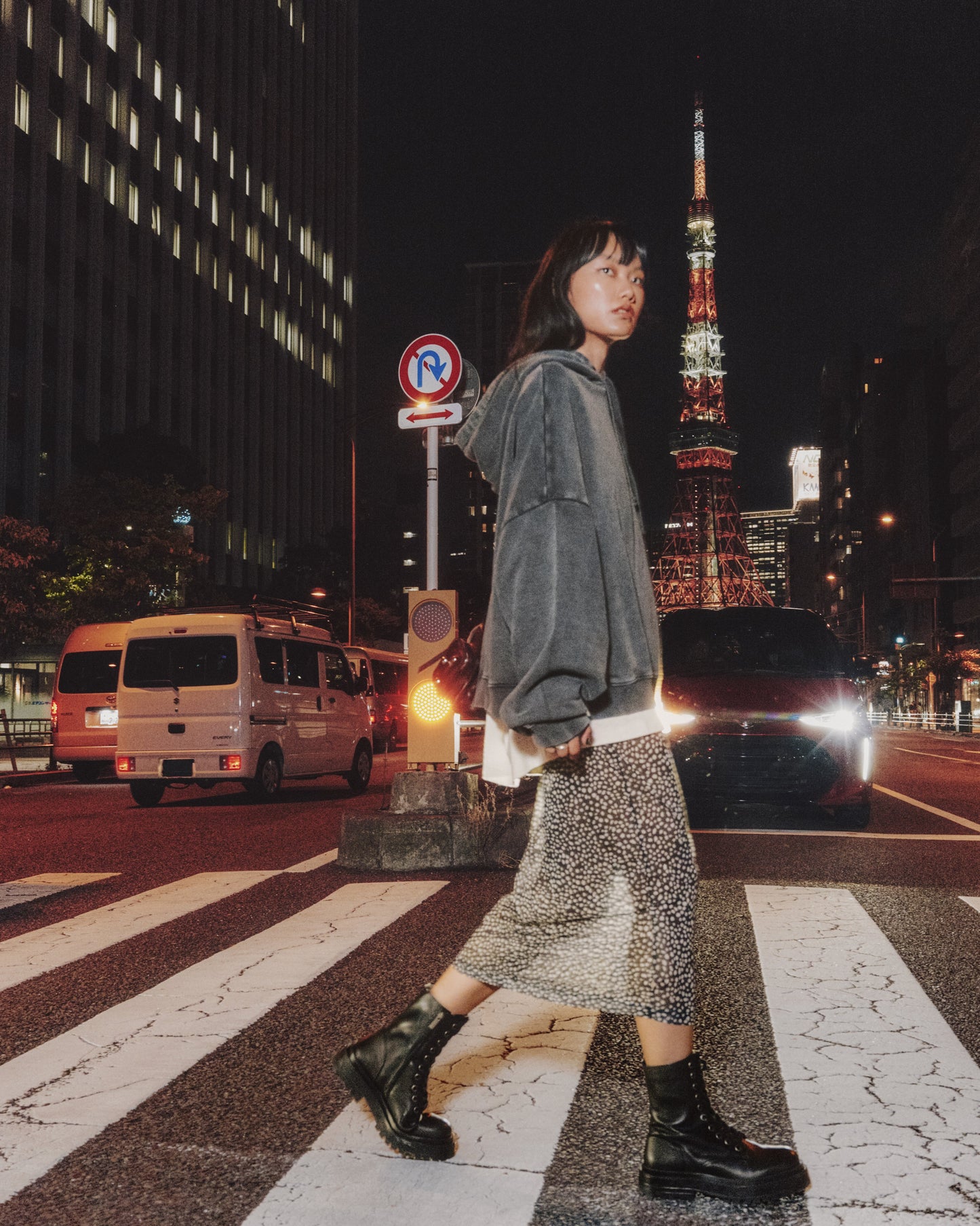 The Dark Faded Oversized Hoodie