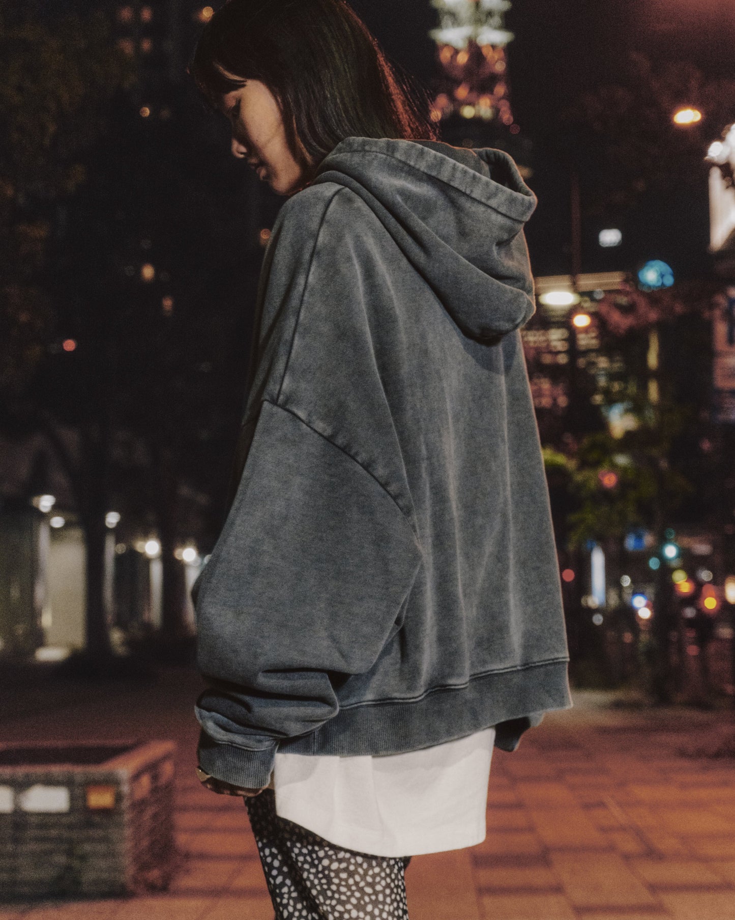 The Dark Faded Oversized Hoodie